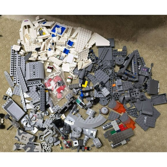 Grey and White Lego and Compatible with Lego Building Blocks Lot GA161 - Picture 2 of 8